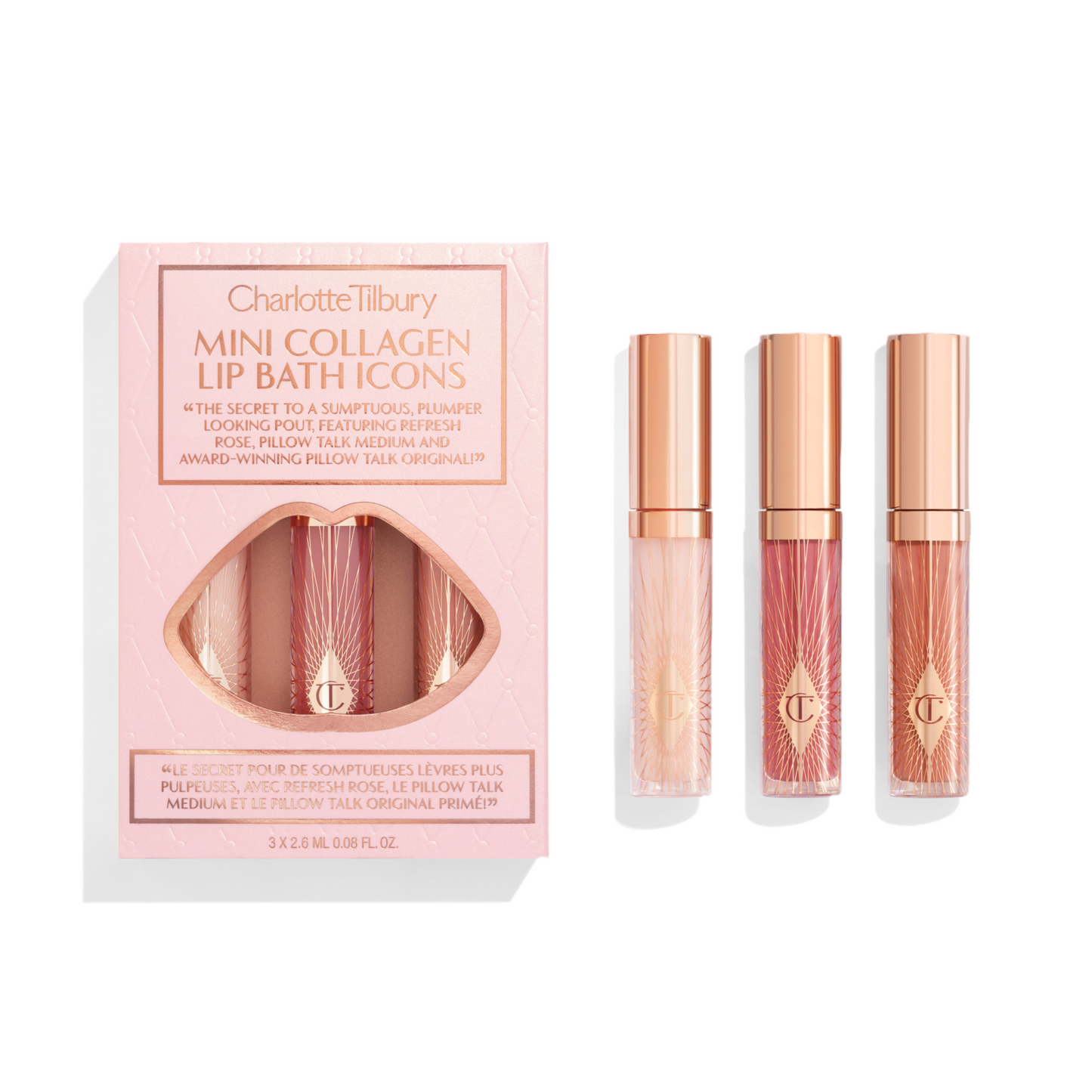 Charlotte Tilbury: Collagen Lip Bath Icons Set