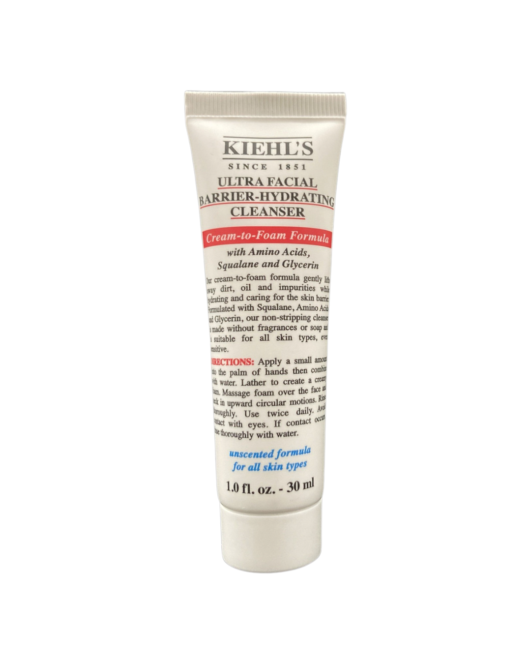 Kiehls - Ultra Facial Barrier Hydrating Cleanser (30ml)