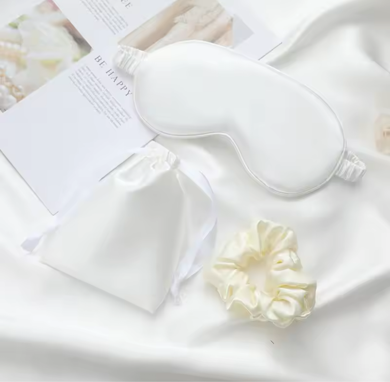 3 Piece Satin Eye Mask Set