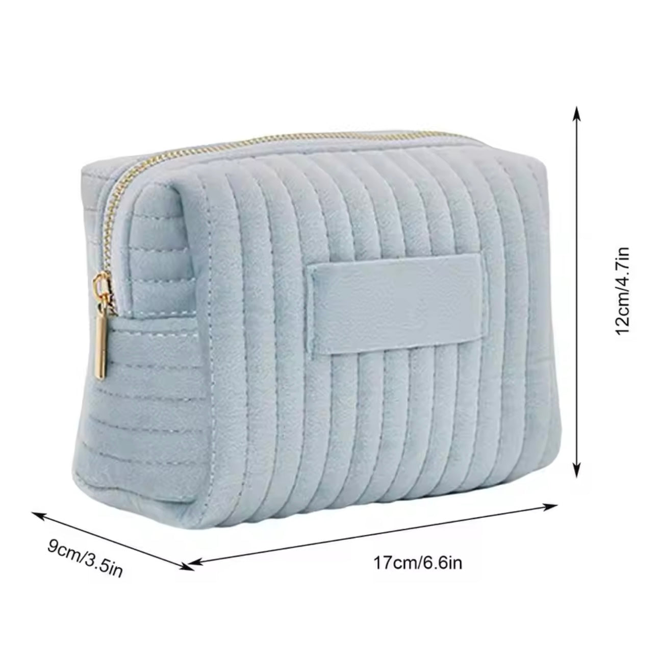 Blue Cosmetic Case: Small