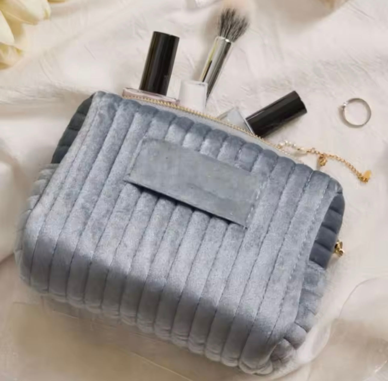 Blue Cosmetic Case: Small
