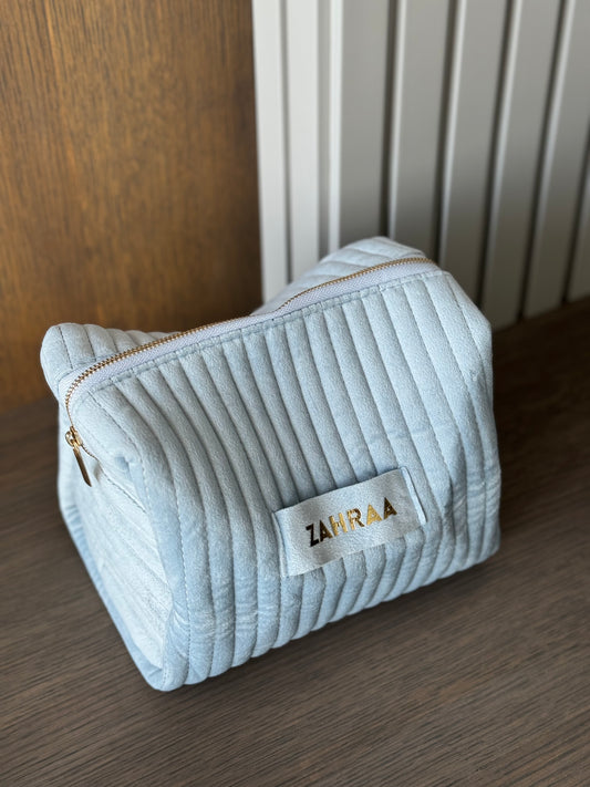 Blue Cosmetic Case: Large