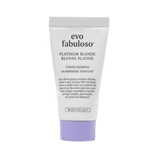 Evo Fabuloso: Platinum Blonde Toning Shampoo (30ml)