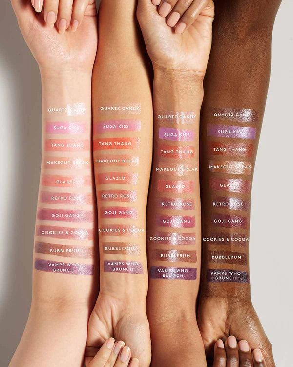 FENTY BEAUTY: Slip
Shine Sheer Shiny
Lipstick